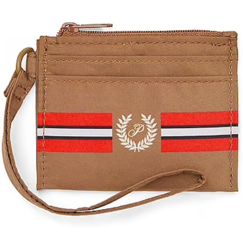 NWT PINK Victoria's Secret Brown and Red Wristlet